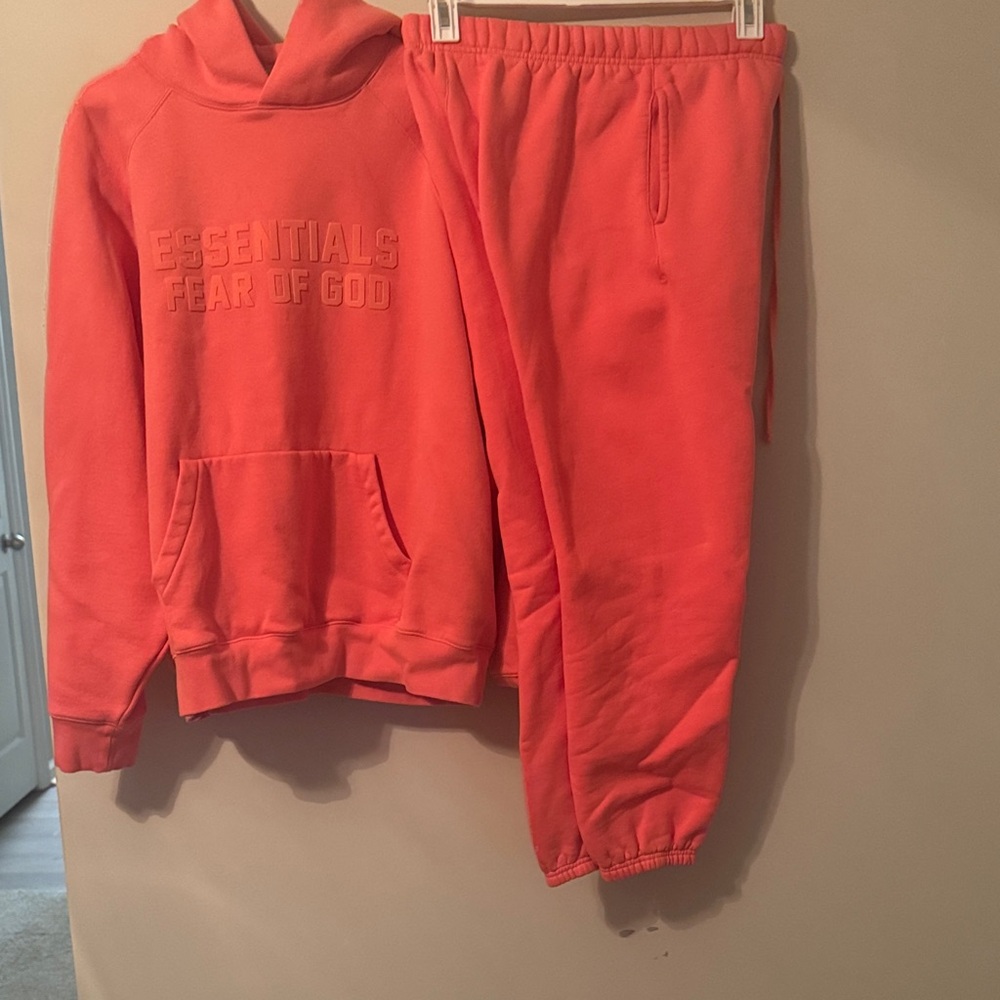 Men Orange /Peach Sweatpants